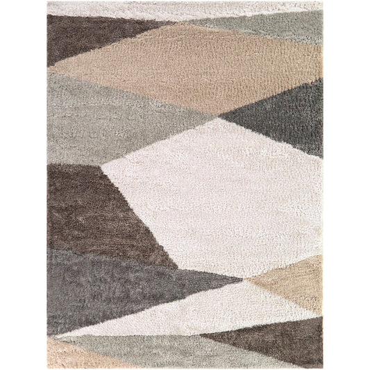 Brennan Cream 5x8 Geometric Area Rug QK1100887