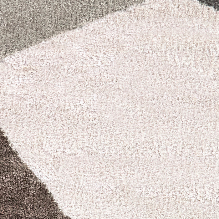 Swatch for the Brennan Cream 5x8 Geometric Area Rug