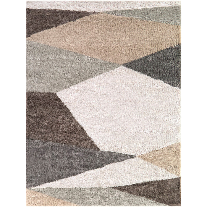 Brennan Cream 8x10 Geometric Area Rug QK1100888