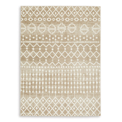 Swatch for the Bunchly Washable Tan 5x8 Rug