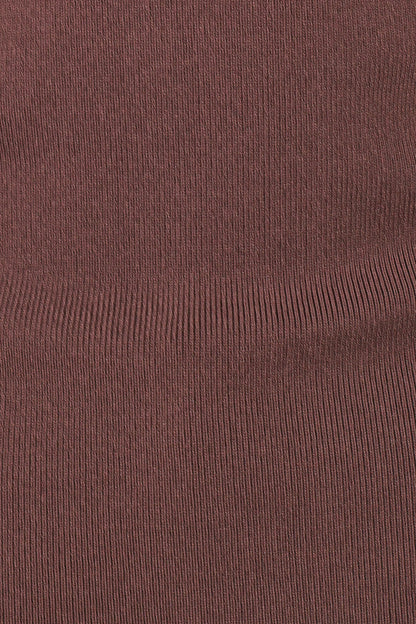 Trinity Long Sleeve Top - Chocolate Brown