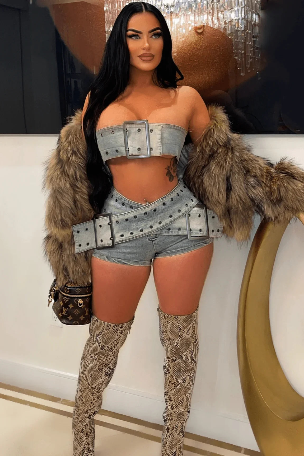 Chic Wrapped Up In You Short Set