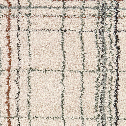 Swatch for the Circe Cream 5x8 Shag Area Rug