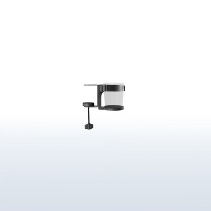C-clamp cup mount.