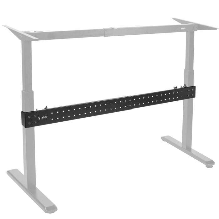 Clamp on the desk stabilizer bar from VIVO.