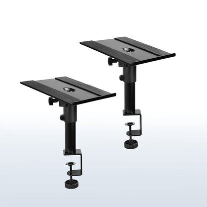 Black clamp on speaker stands from VIVO.
