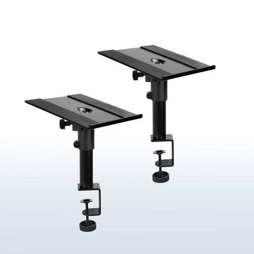 Black clamp on speaker stands from VIVO.