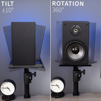 Articulation is provided through tilt and rotation to best accommodate your space.