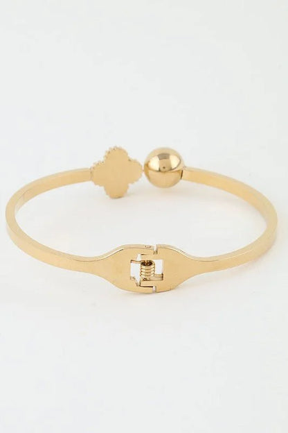 Clover Charm Wrap Bracelet