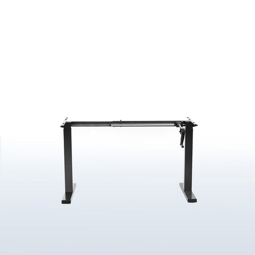 Compact Crank Height Adjustable Desk Frame