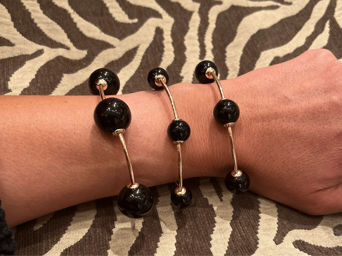 Eclipse Trio bracelet-Black/Gold-