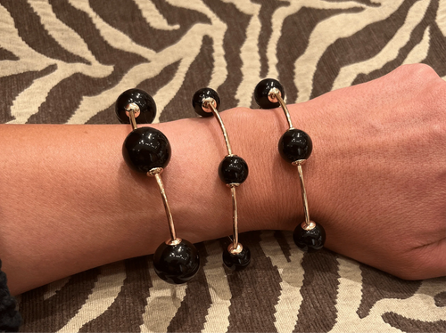 Eclipse Trio bracelet-Black/Gold-