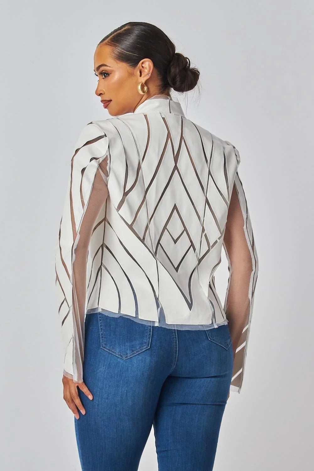 Cut Em' Off Jacket - Ivory