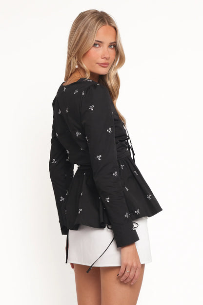 Azure Top - Black