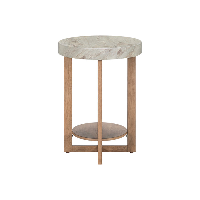 Danby Alabaster Chairside Table QK1107474