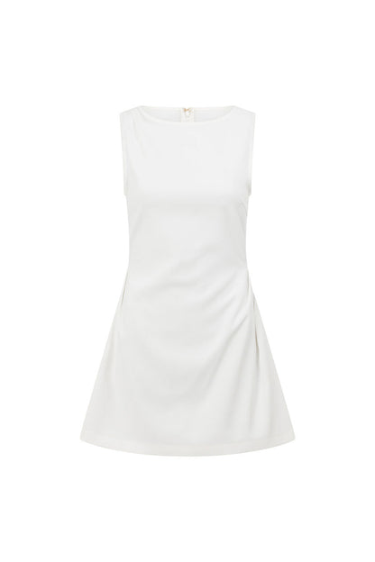 SAMPLE-Camellia Dress - White