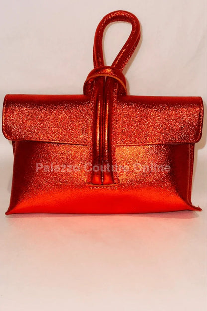Dolce & Precious Orange Leather Handbag