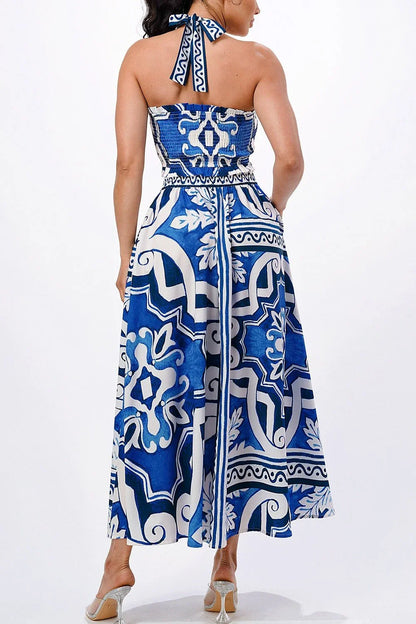Don't Settle For Less Skirt Set (Blue)