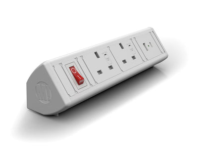 Double Power USB-A & USB-C [White]