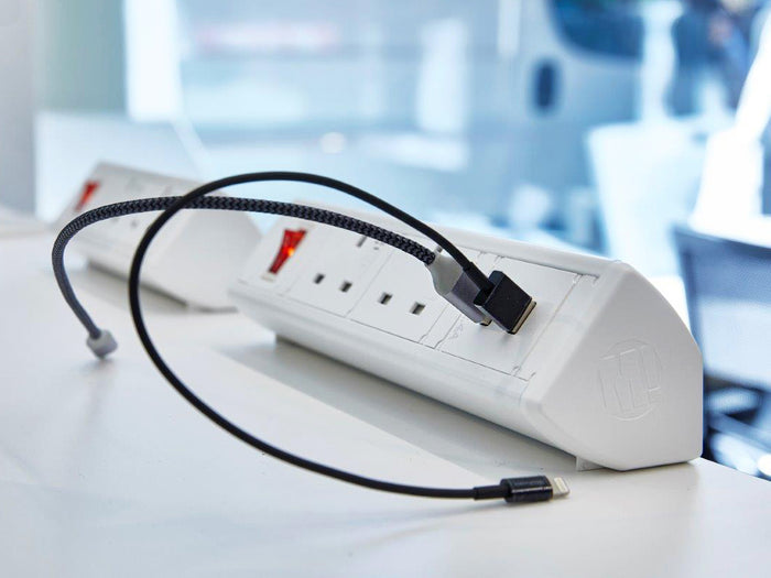 Double Power USB-A & USB-C [White]