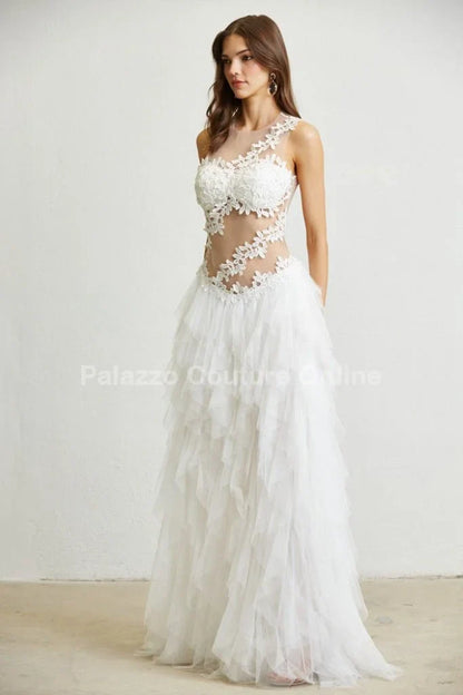 Dreamy Illusion Tulle Maxi Dress