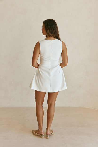 SAMPLE-Camellia Dress - White