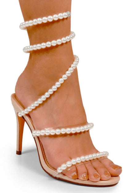 Ebbis Pearl Elegance Heels (Nude)