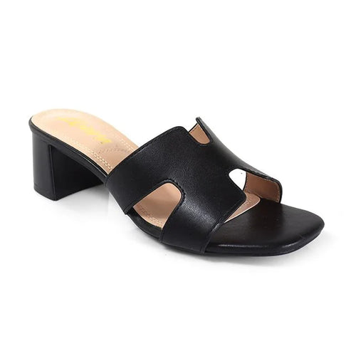 Elena Luxe Block Heel Sandals- Black