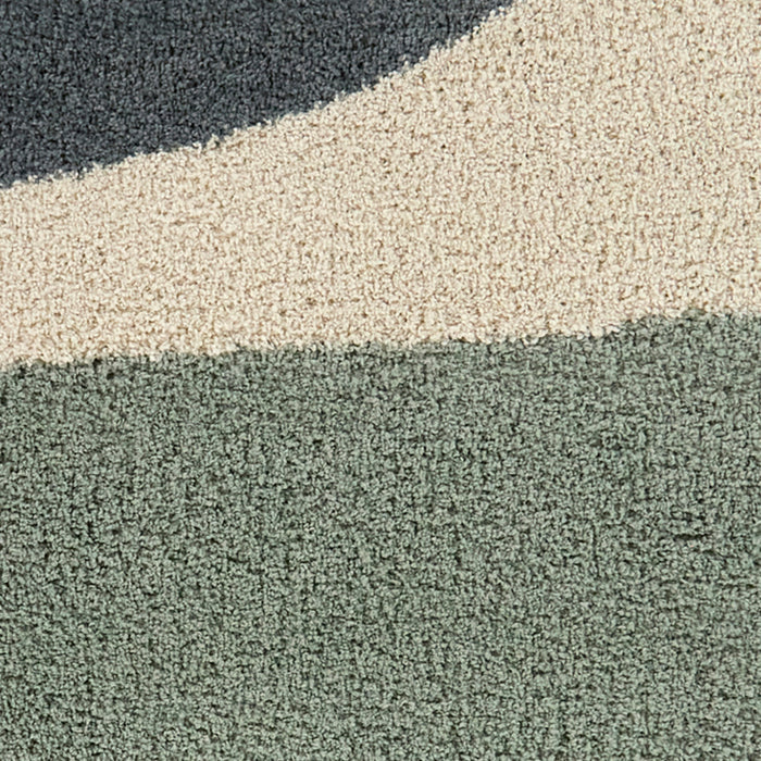 Swatch for the Engle Green 5x8 Abstract Area Rug