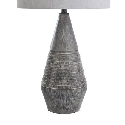 Detail view of Esme Gray Table Lamp