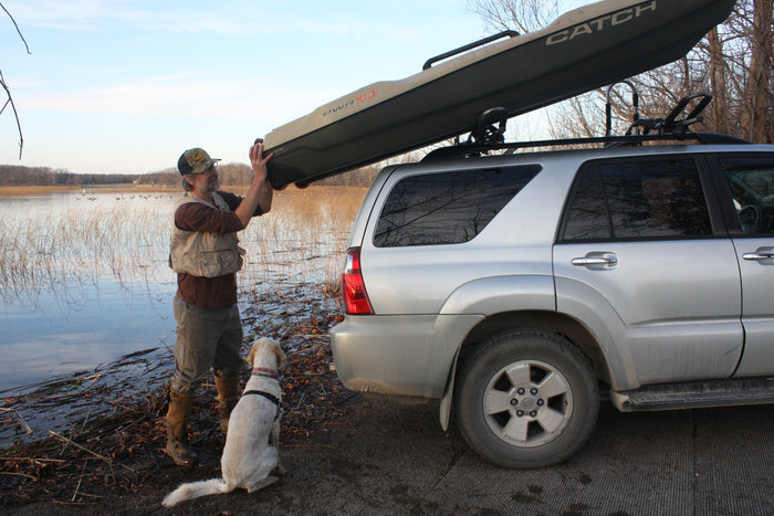 EZ ROLLER™ V-Rack Roof Carrier