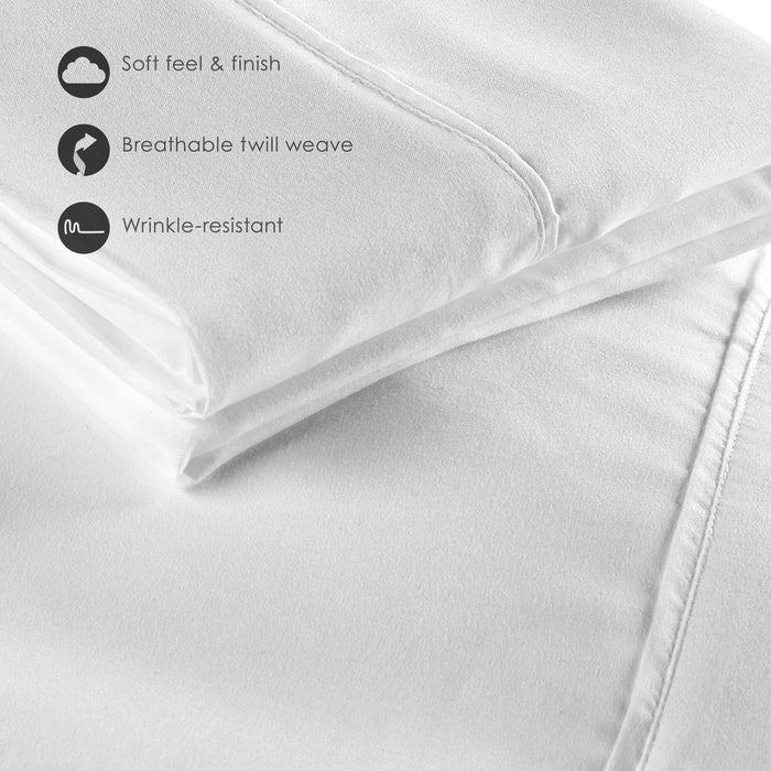 Fabrictech Microfiber Lite Sheet Set - QK1021245_PURE_IS2_OL