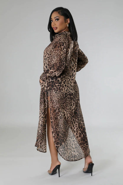 Fantasy Vacay Short Set (leopard)