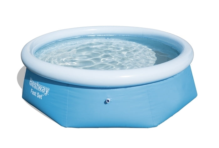 Fast Set 12' x 30" Inflatable Round Pool Liner Replacement, Blue