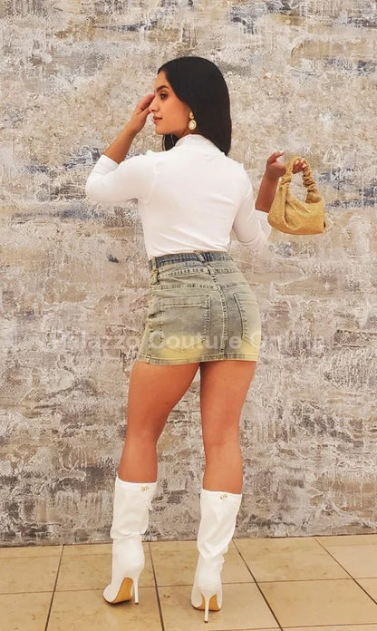 Favorite Highneck Smooth Top (White)