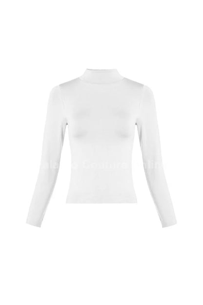 Favorite Highneck Smooth Top (White)