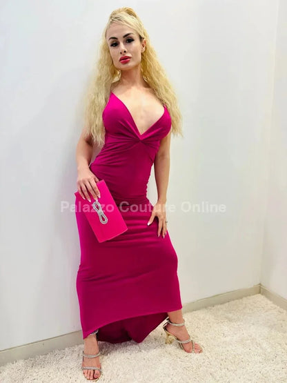First Choice Maxi Dress – Elegant Pink Maxi Dress