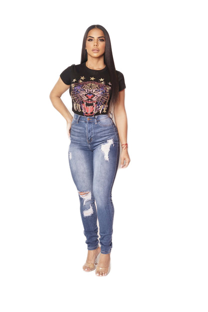 Forever Skinny Vibrant In Blue Jeans