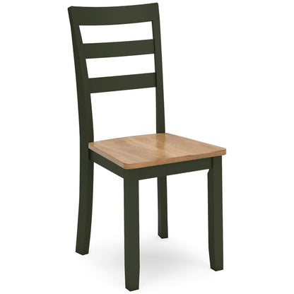 Front right view of Gesthaven Olive Chair