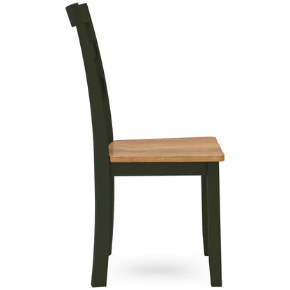 Side view of Gesthaven Olive Chair