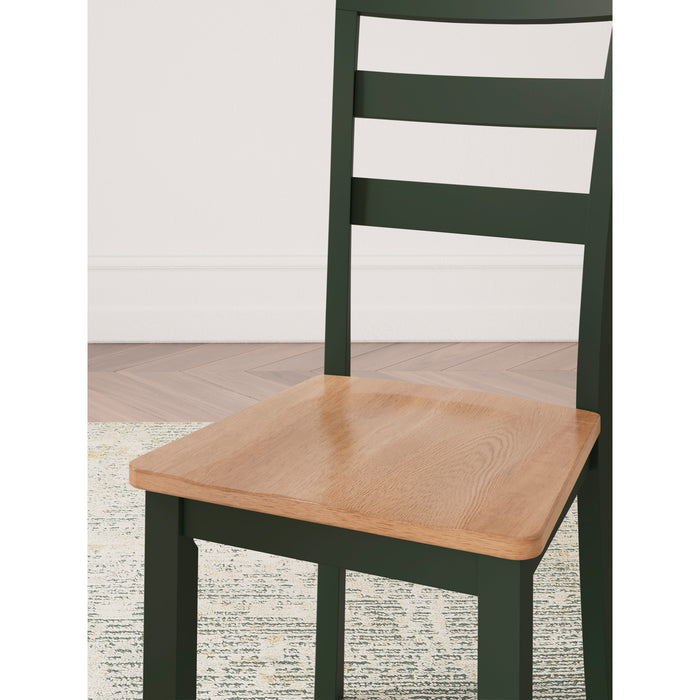 Detail view of Gesthaven Olive Chair