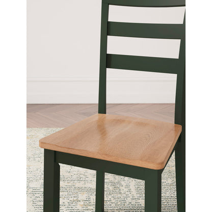 Detail view of Gesthaven Olive Chair
