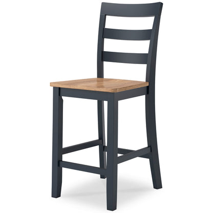 Front right view of Gesthaven Slate Counter Stool