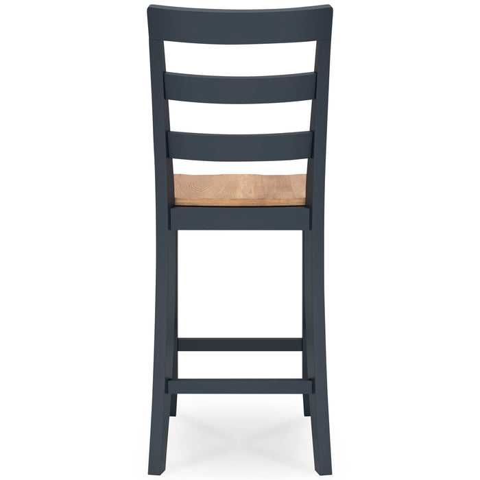 Back view of Gesthaven Slate Counter Stool