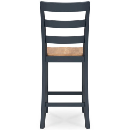 Back view of Gesthaven Slate Counter Stool
