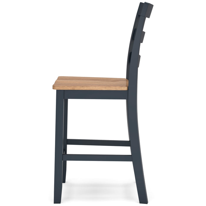 Side view of Gesthaven Slate Counter Stool