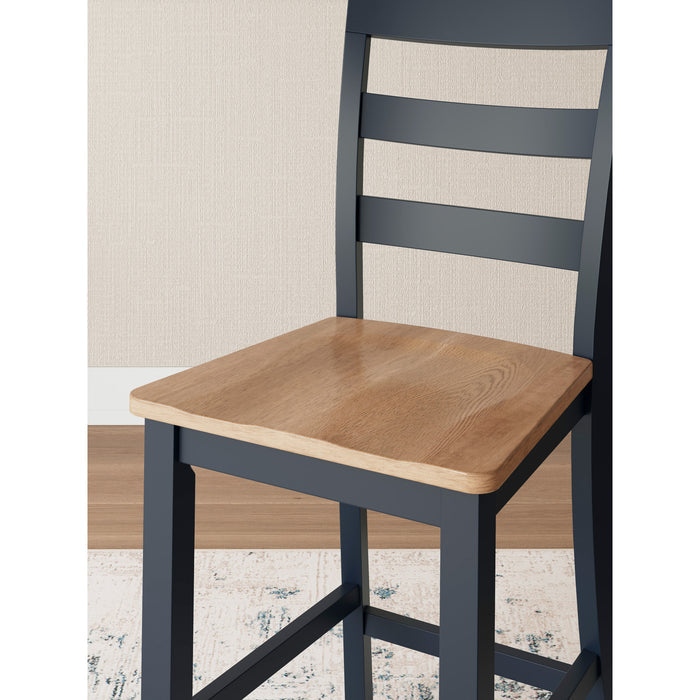 Detail view of Gesthaven Slate Counter Stool