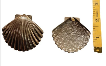Gold Shell Mini Studs - Elegant & Petite Earrings