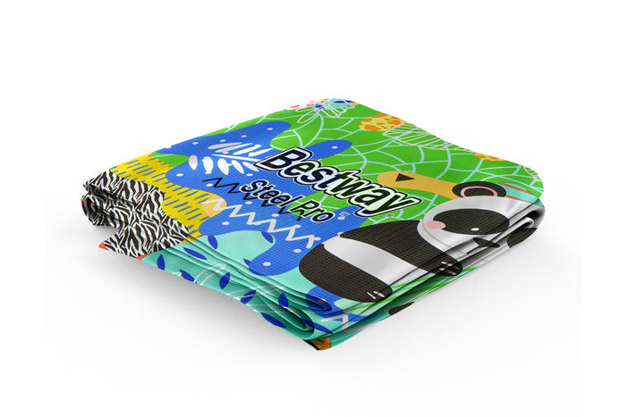 H2OGO! 9' x 26" Round Above Ground Pool Liner Replacement, Animal Pattern