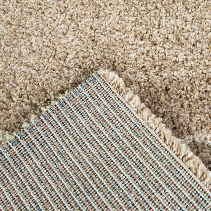 Back view of Hardin Beige 5x8 Abstract Area Rug